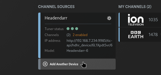 Add additional tuners